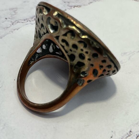 Set of 10 Southwestern style rings - Picture 10 of 16